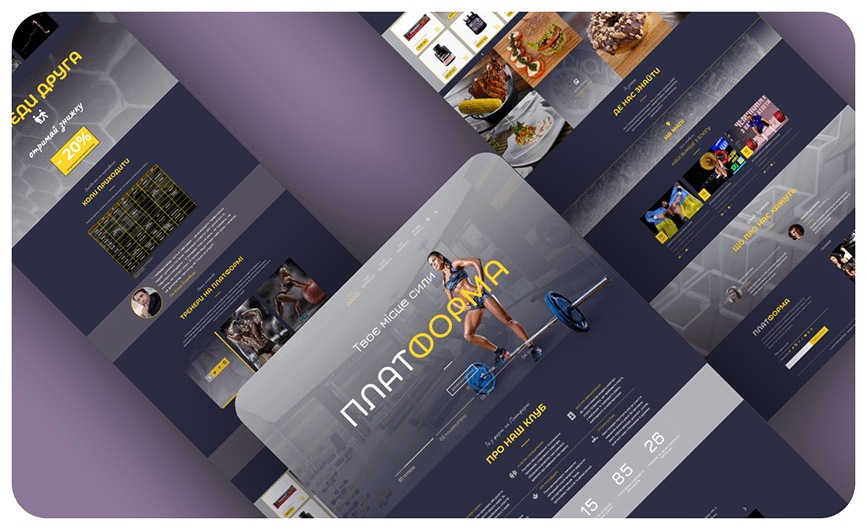 Fitness Club Site - platforma (s)